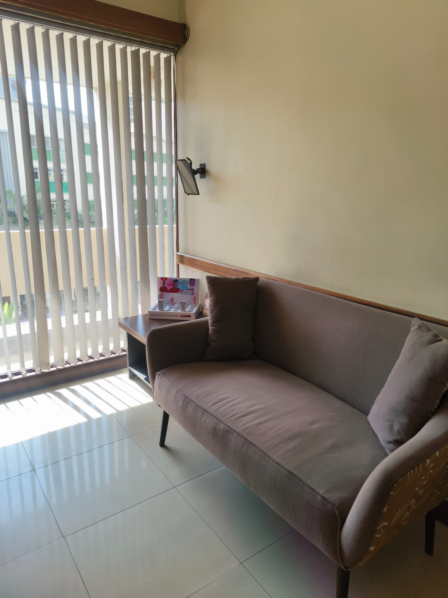 Waiting area at Mint Dental Centre